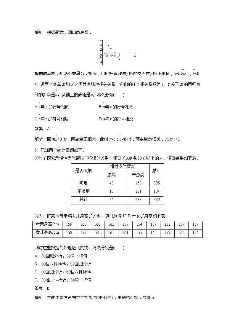 新教材北师大版步步高选择性必修一【学案+同步课件】第七章 再练一课(范围：§1～§3)02