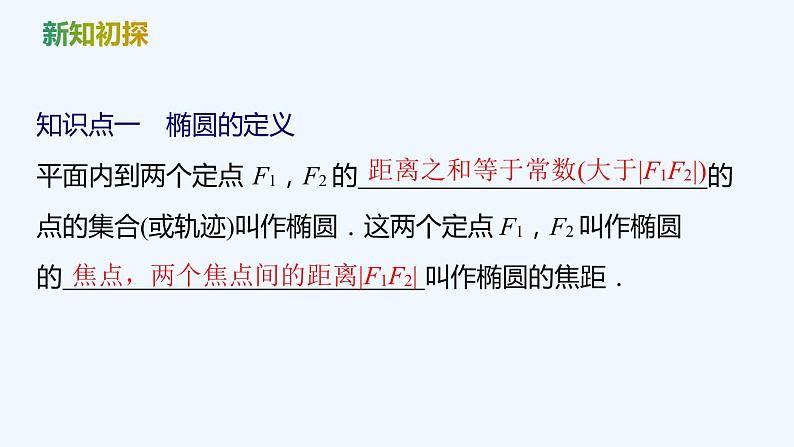 【最新版】新教材北师大版【同步课件】课件1：1.1　椭圆及其标准方程第5页