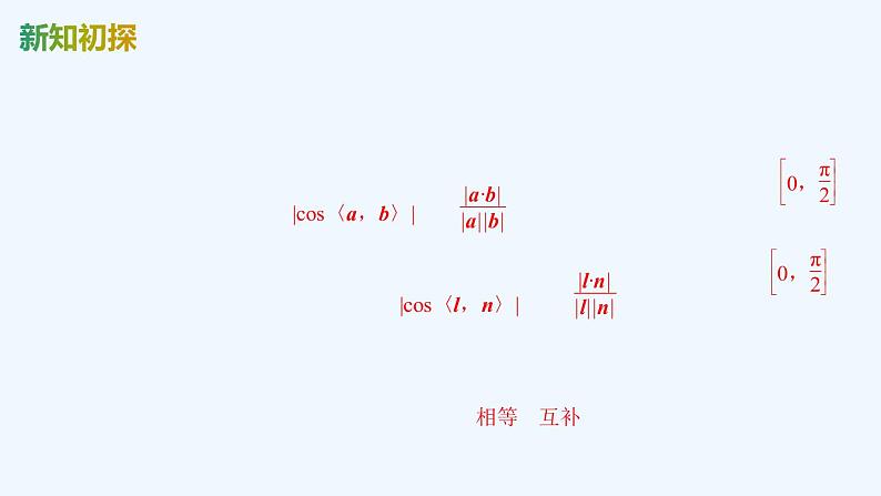 【最新版】新教材北师大版【同步课件】课件1：4.3　第1课时　用向量方法研究立体几何中的度量关系(一)~4.3　第2课时　用向量方法研究立体几何中的度量关系(二)05