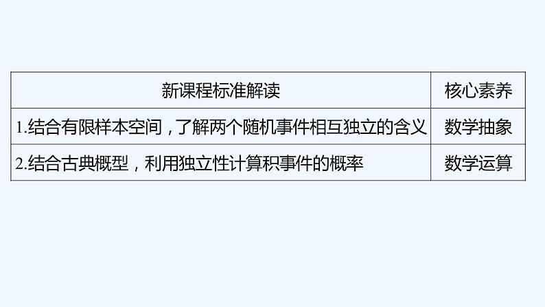【最新版】新教材北师大版【同步课件】课件1：1.2　乘法公式与事件的独立性02