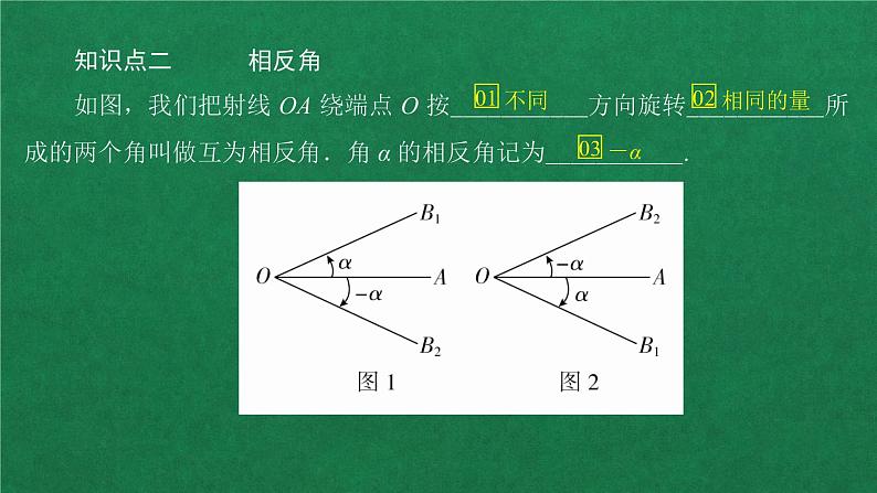 高中数学必修一 第五章 三角函数  5.1 任意角和弧度制教学课件第6页