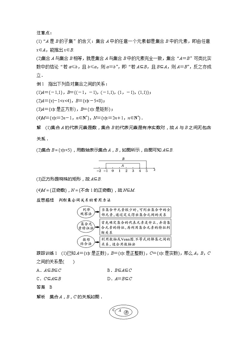§1.2 集合间的基本关系第2页
