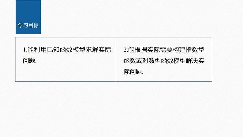 新教材人教A版步步高学习笔记【学案+同步课件】4.5.3 函数模型的应用02