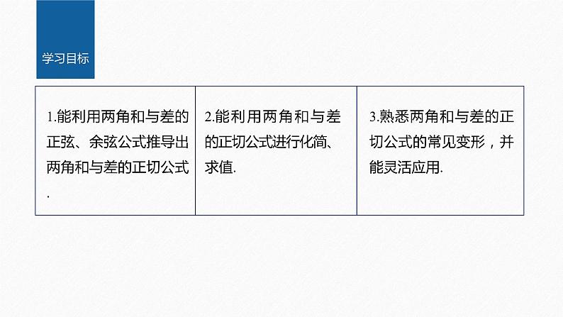 5.5.1 第3课时 两角和与差的正切公式第2页