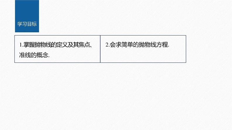 新教材人教A版步步高学习笔记【学案+同步课件】3.3.1　抛物线及其标准方程02