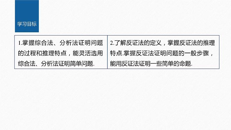 新教材人教B版步步高学习笔记【同步课件】第二章 2.2.1 第2课时　不等式的证明方法第2页