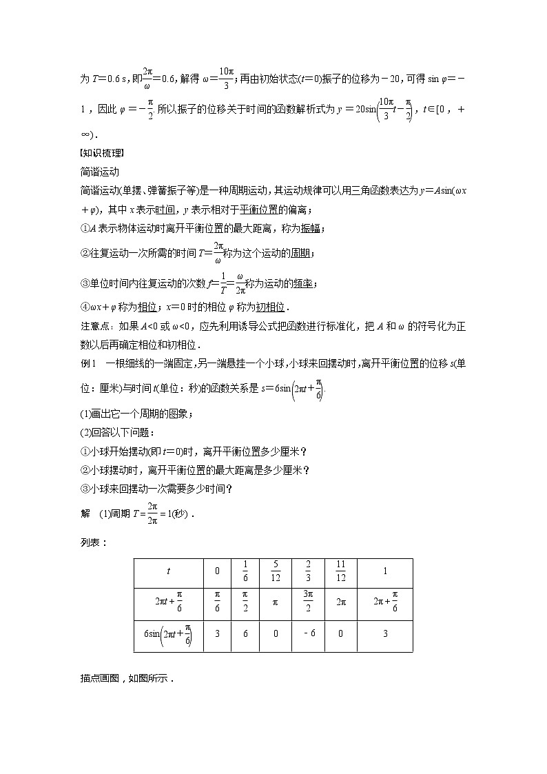 新教材苏教版步步高学习笔记【同步学案】第7章 §7.4　三角函数应用02