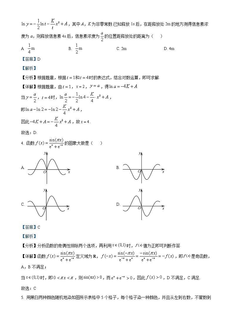 精品解析：重庆市第八中学校2023届高三上学期入学考试数学试题02
