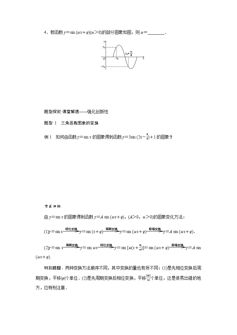 人教A版(2019)高中数学必修第一册5.6函数y＝A sin (ωx＋φ)导学案03