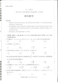 2023河南省十所名校高三上学期尖子生第一次考试数学（理）PDF版含解析