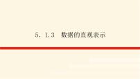 高中数学人教B版 (2019)必修 第二册5.1.3 数据的直观表示备课课件ppt