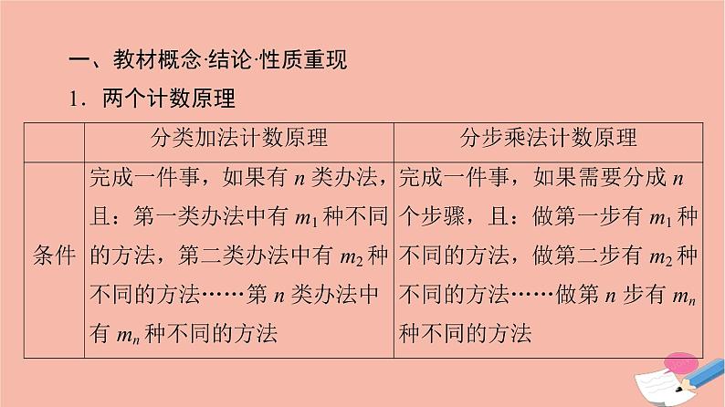 高考数学一轮复习第10章计数原理概率随机变量及其分布第1节基本计数原理排列与组合课件06