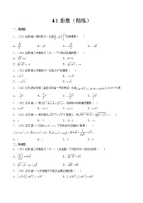 数学必修 第一册4.1 指数课堂检测