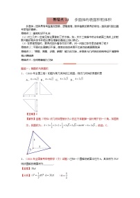 易错点13  多面体的表面积和体积 高考数学易错题精编（word版含答案解析）