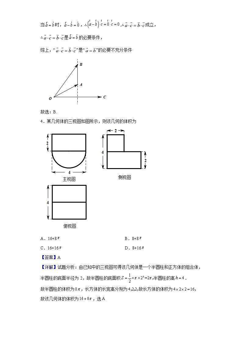 2022届浙江省高三下学期高考前最后一练（一）数学试题含解析第2页