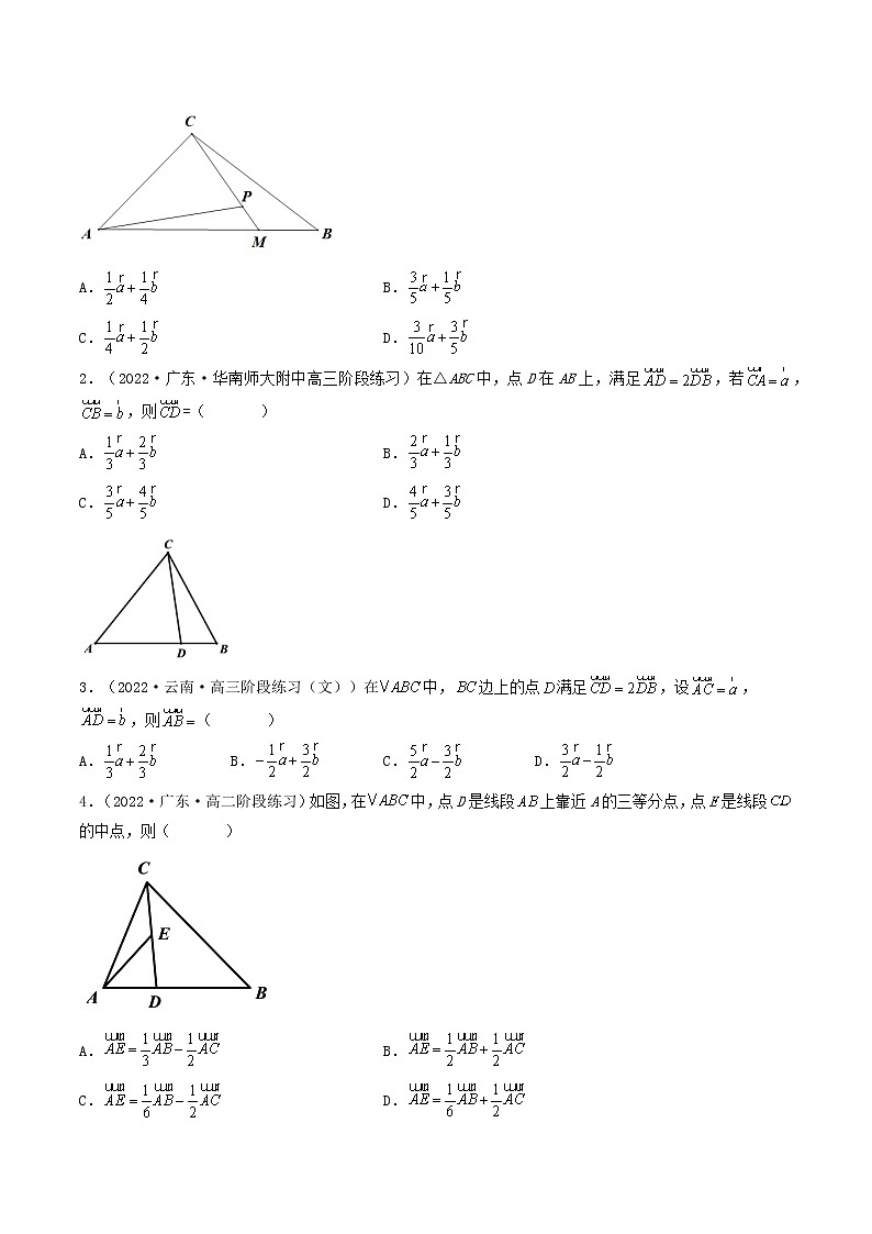6.3.1平面向量基本定理 (精讲）（原卷版）第3页