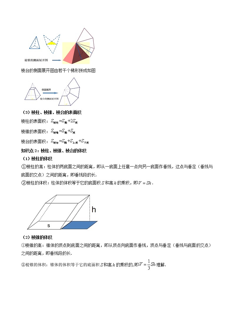 8.3.1 棱柱、棱锥、棱台的表面积和体积  (精讲）（解析版）第2页