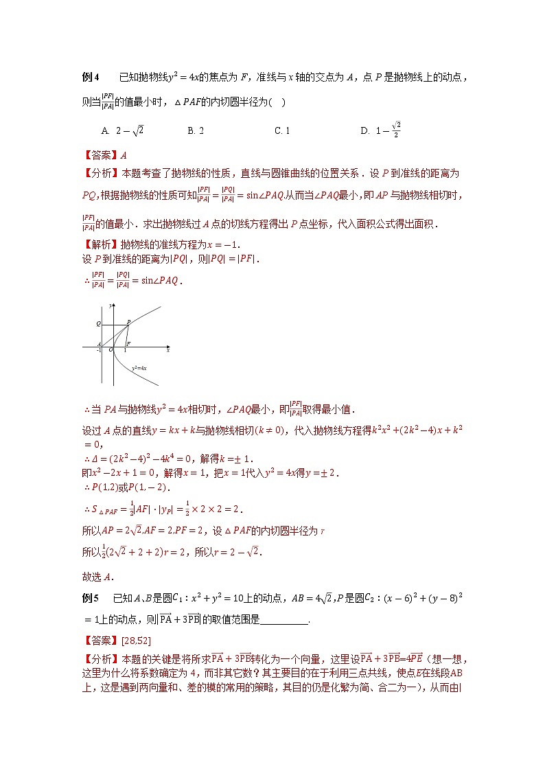 专题50 圆锥曲线的最值-2023年高考数学优拔尖核心压轴题（选择、填空题）（新高考地区专用）03