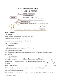 数学必修 第二册6.2 平面向量的运算练习