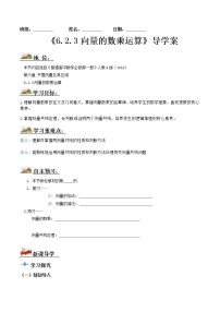 高中数学人教A版 (2019)必修 第二册第六章 平面向量及其应用6.2 平面向量的运算导学案