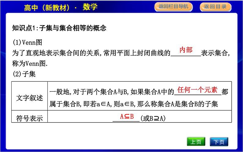 1.2　集合的基本关系第4页