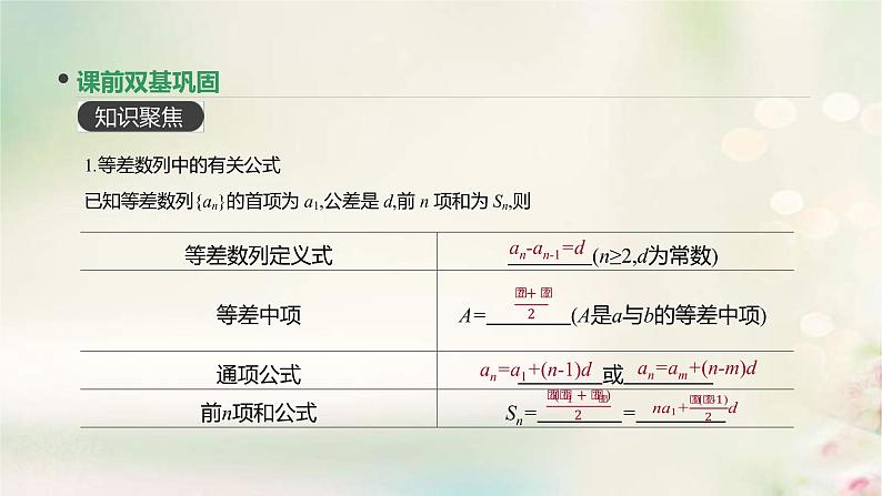 通用版高考数学(文数)一轮复习第29讲《等差数列及其前n项和》课件 (含答案)03