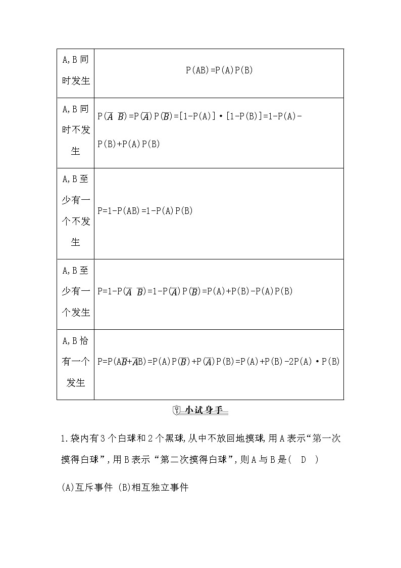 10.2　事件的相互独立性第2页