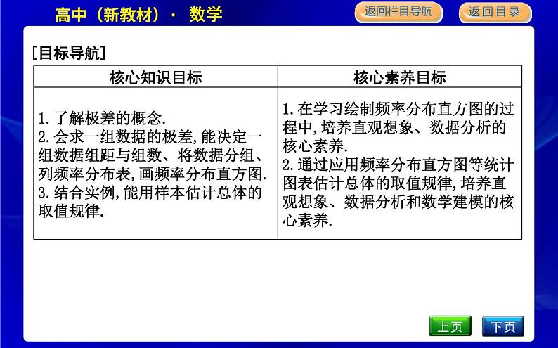 9.2.1　总体取值规律的估计第2页