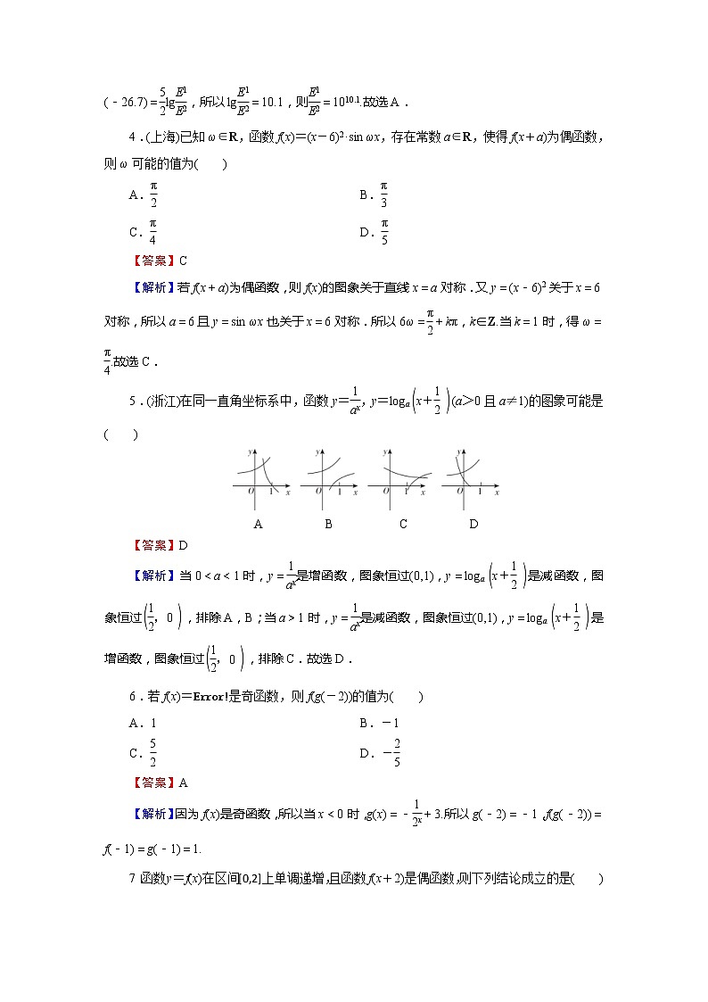 高考数学(理数)二轮复习专题14《小题(12+4)专项》练习02 (含答案详解)第2页
