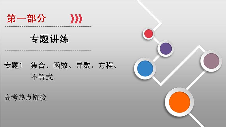 高考数学(理数)二轮复习专题13《高考热点链接1》课件 (含详解)01