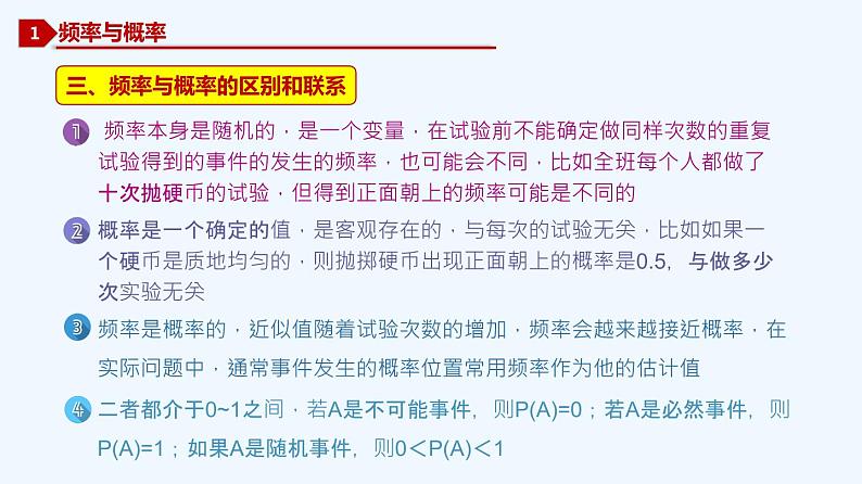 高中数学必修二  10.3.1 频率的稳定性+10.3.2 随机模拟-同步教学课件07