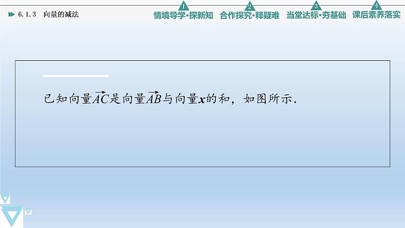 6.1.3 向量的减法 课件 高中数学新人教B版必修第二册04