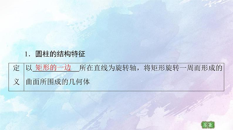 高中数学新人教B版必修第四册 第11章 11.1.5旋转体 课件05