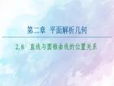 高中數(shù)學(xué)新人教B版 選擇性必修第一冊 第2章2.8直線與圓錐曲線的位置關(guān)系 同步課件
