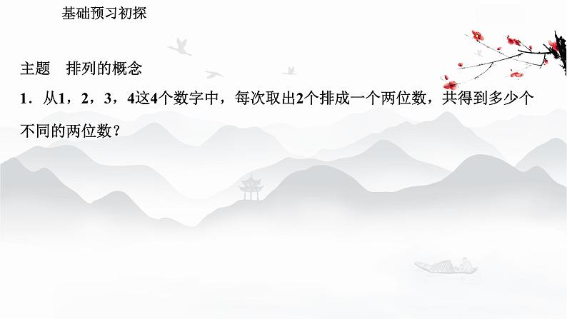 高中数学 新人教A版选择性必修第三册 第六章 6.2.1排列 课件03