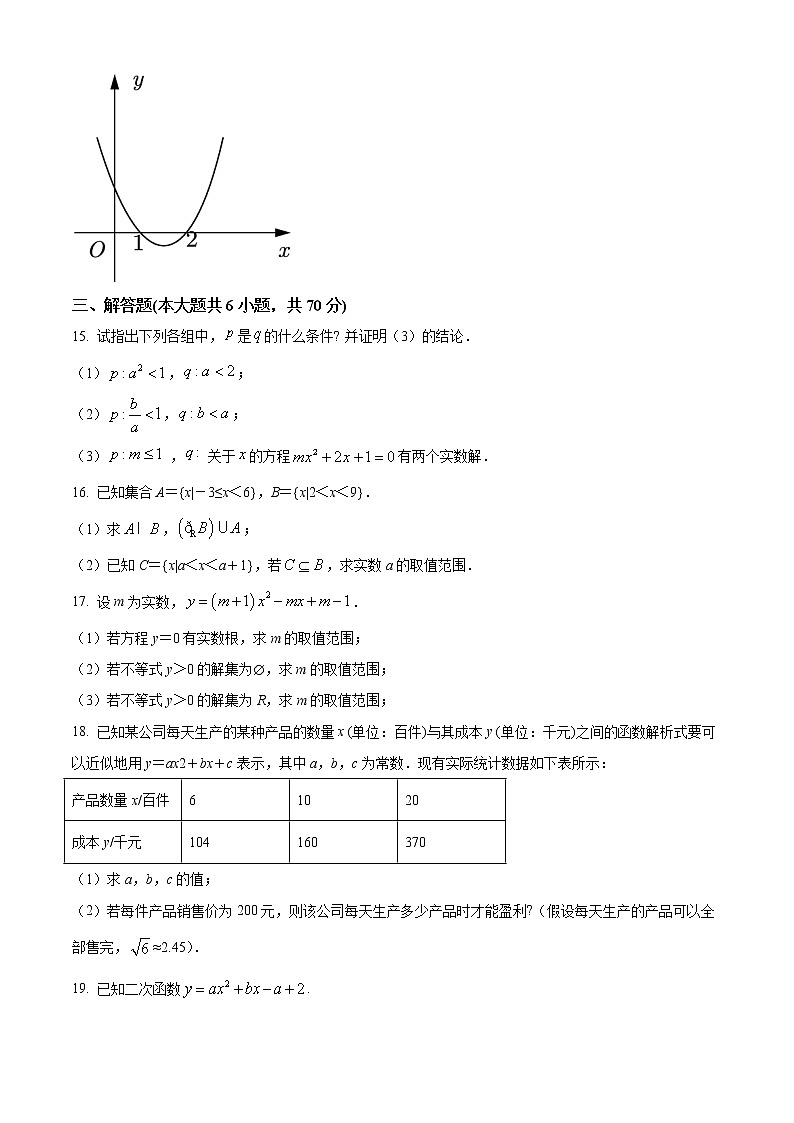 精品解析：江苏省南京市第十三中学2020-2021学年高一上学期9月月考数学试题（原卷版）第3页