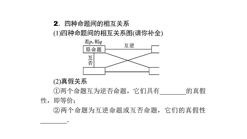 高考数学(理数)一轮复习1.2《命题及其关系、充分条件与必要条件》课件(含详解)04
