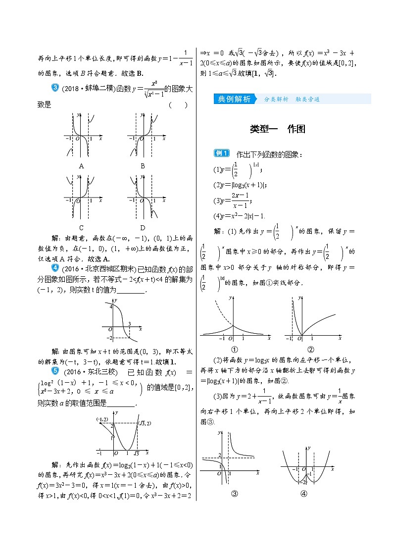 高考数学(理数)一轮复习学案2．8《函数的图象》(含详解)02