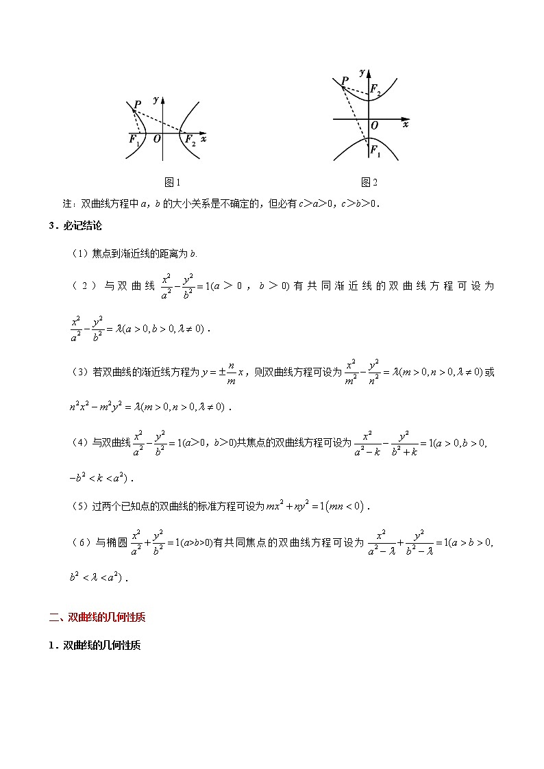 (通用版)高考数学(文数)一轮复习考点梳理与过关练习37《双曲线》(含详解)02
