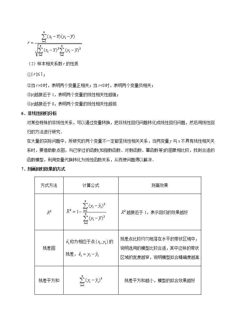 (通用版)高考数学(文数)一轮复习考点梳理与过关练习42《变量间的相关关系》(含详解)03