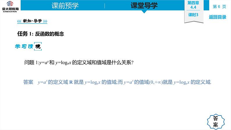 4.4 课时3  对数函数性质的应用 精品同步导学案 PPT06