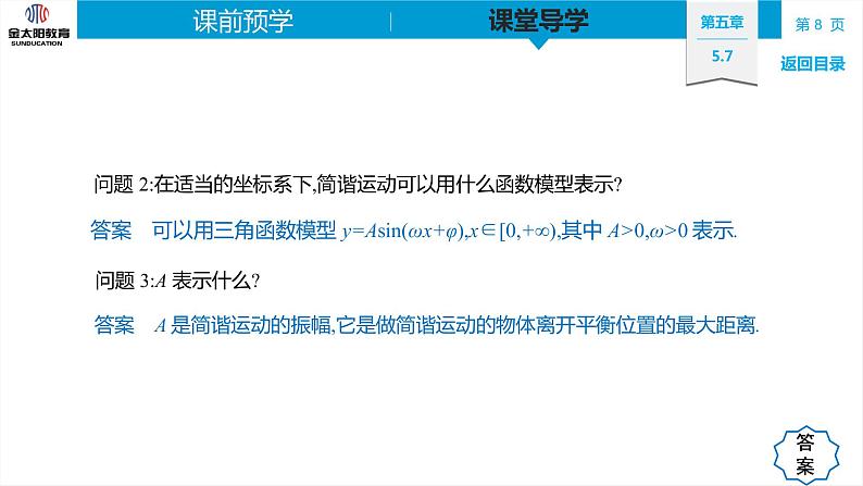 5.7　三角函数的应用 精品同步导学案 PPT08