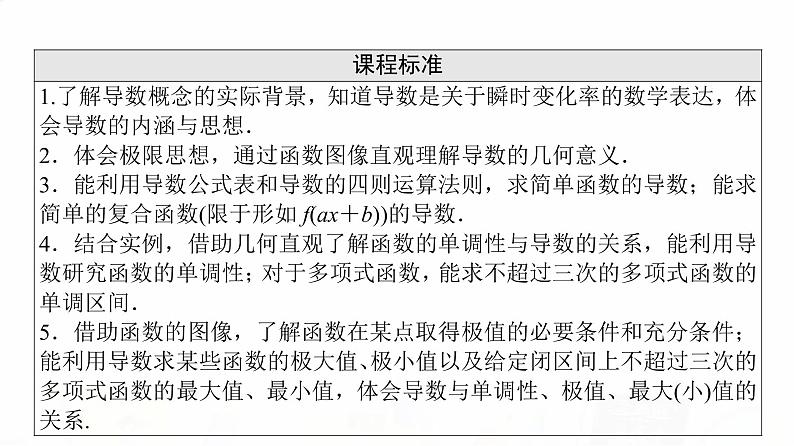 人教B版高考数学一轮总复习第3章第1节导数的概念、几何意义及其运算课件02