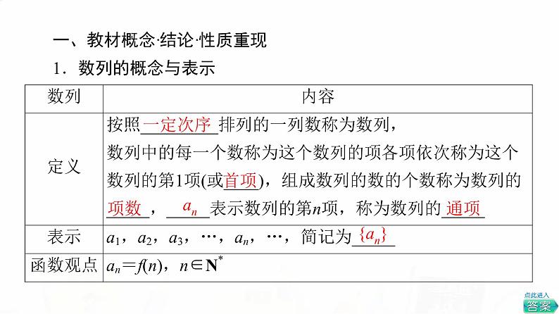 人教B版高考数学一轮总复习第5章第1节数列基础课件第6页