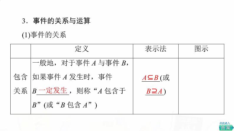 人教B版高考数学一轮总复习第10章第3节随机事件的概率课件第5页