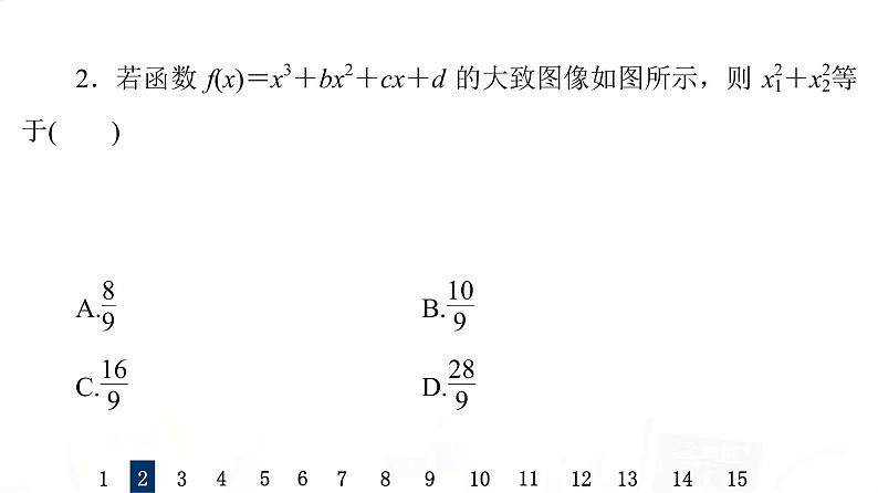 人教B版高考数学一轮总复习17导数与函数的极值、最值习题课件04