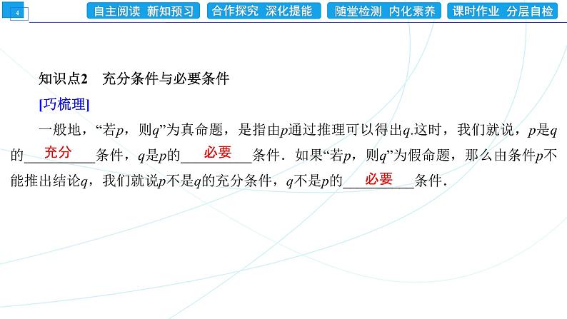1．4．1　充分条件与必要条件 同步辅导与测评 PPT课件04
