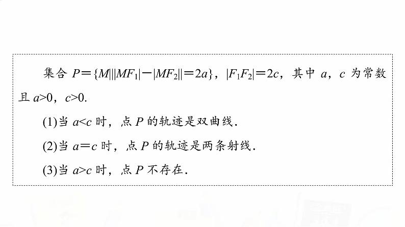 人教A版高考数学一轮总复习第8章第6节双曲线教学课件第4页