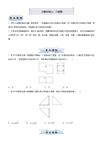 高考数学(理数)三轮冲刺复习小题必练8《三视图》(2份打包，解析版+原卷版)