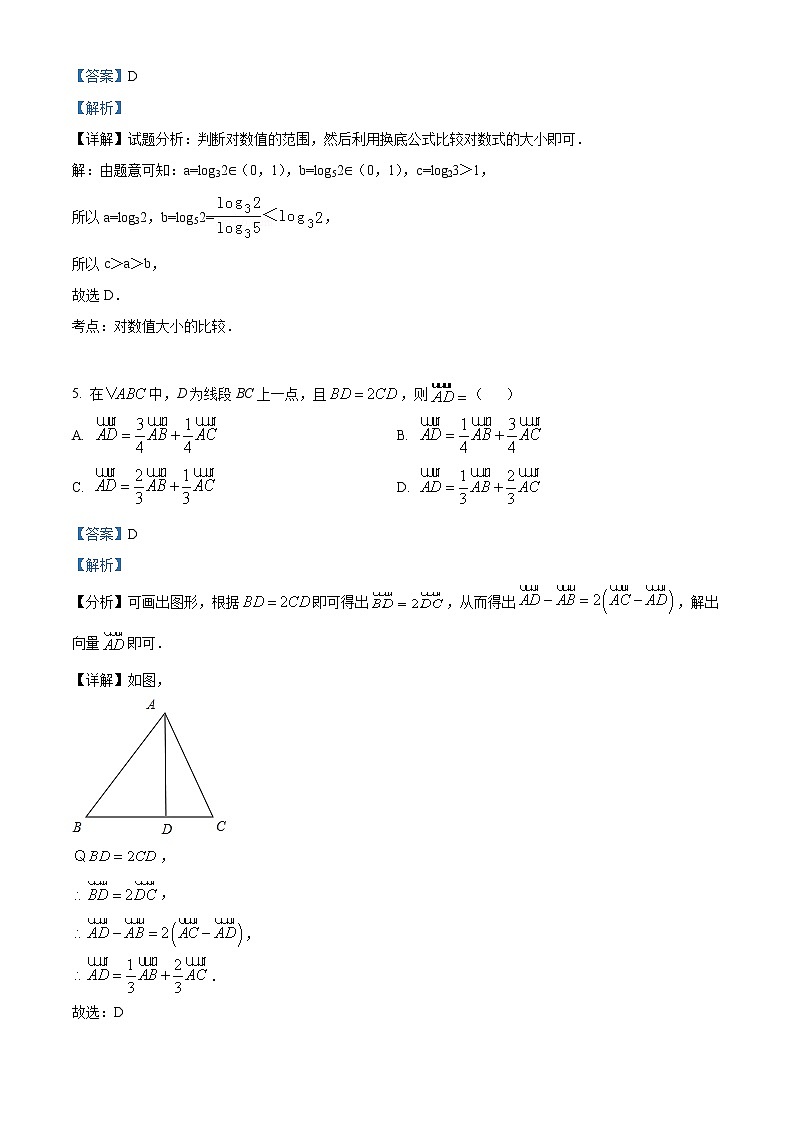 精品解析：甘肃省张掖市2022-2023学年高三上学期第一次诊断考试数学（文）试题（解析版）第2页